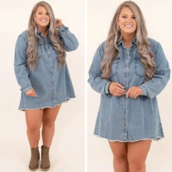 When I'm With My Baby Dress, Denim -Chic Soul Store 17 5353f147 d0a4 4b50 b506 80dbc94f23b9