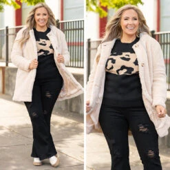 Ready To Snuggle Cardigan, Cream -Chic Soul Store 17 78d4b740 086c 4fa1 928b dfb005e9f47d