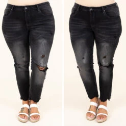 Relax The Mind Jeans, Gray -Chic Soul Store 17 917a138c 4d48 4e84 a5fc 66291dff7326