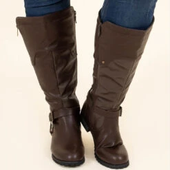 Nashville Smile Wide Calf Boots, Brown -Chic Soul Store 17 948f83e4 7a6d 4cc4 9058 f6d45eb3e1a4