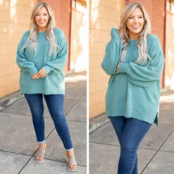 Yours In A Heartbeat Top, Sage -Chic Soul Store 17 99f1cdf1 0b57 4d1c a657 71b462daa4c4