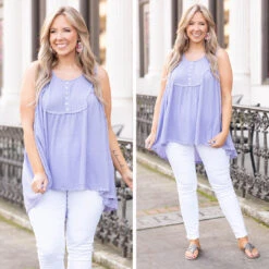 She Got Away Tank, Lavender -Chic Soul Store 17 aa2bb18b b545 4a7a 8807 3dddcf9512eb