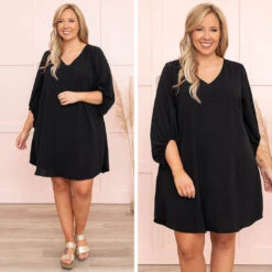 Waiting For A Girl Like You Dress, Black -Chic Soul Store 18 82669580 e67f 4c5d b4ab 9890dea7104b