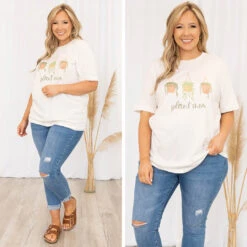 Plant Mom Tee, Vintage White -Chic Soul Store 18 ca163086 d179 417e 9fe5 09551fc095b1