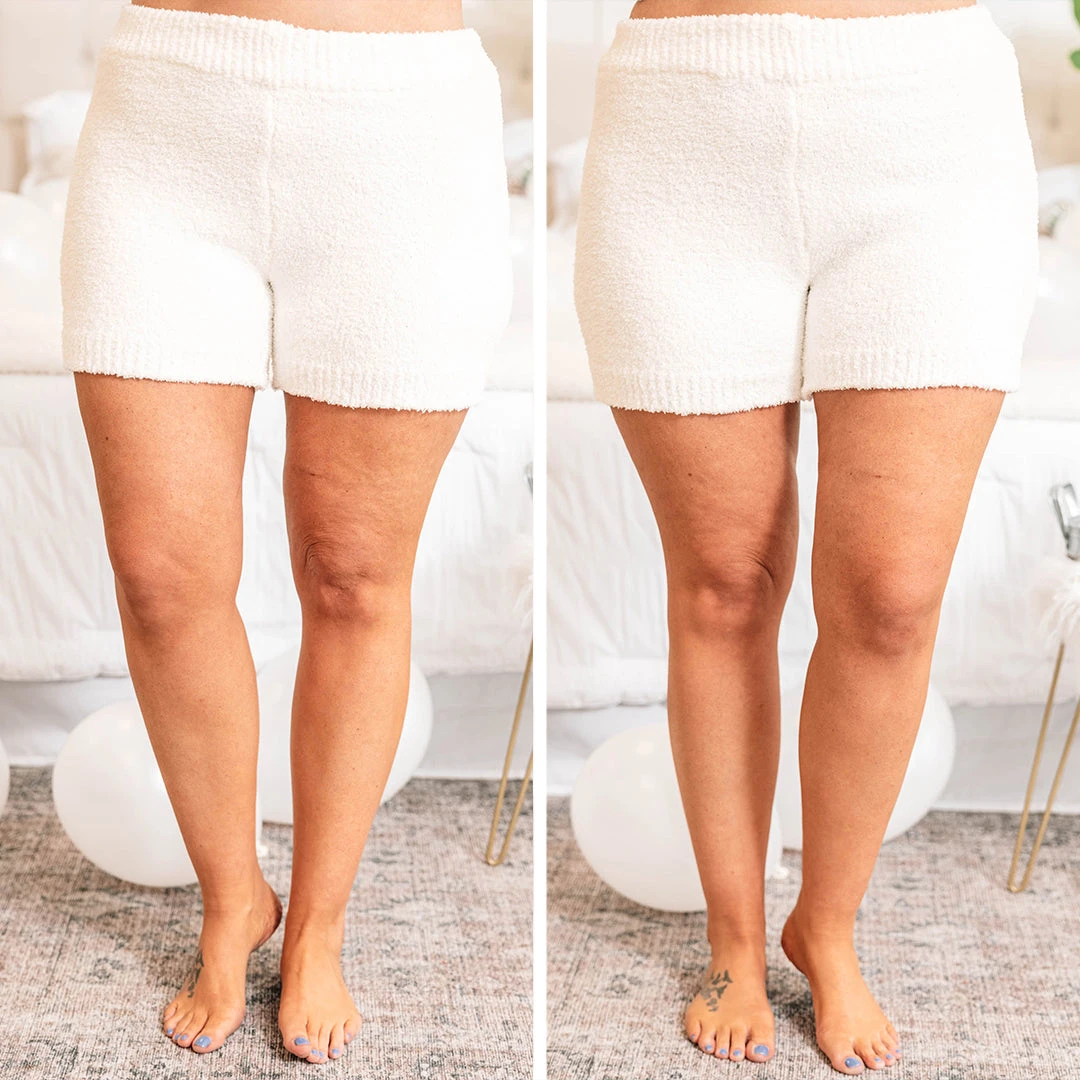 Lounging In Luxury Shorts, Ivory 9 Lounging In Luxury Shorts, Ivory - Image 7