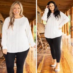 Slouchy Cableknit, Ivory -Chic Soul Store 18 f99998a3 4985 410b a347 b071be249ae0