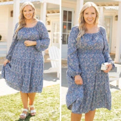 Sunrise Avenue Dress, Dusty Blue -Chic Soul Store 19 c28d241d 8a12 49fa 8091 8f43142b0227