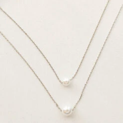 I'm Head Over Pearls For You Necklace, Silver -Chic Soul Store 19 cb063346 ec3c 4d6a 9d76 a1e7f798f1eb