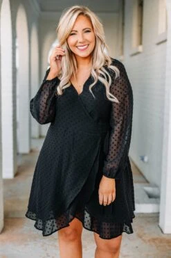 Dinner Date Dress, Black