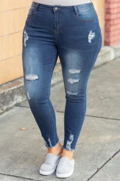 Roam With You Jeans, Blue -Chic Soul Store 1B7A7020