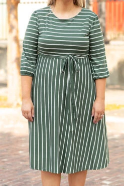 Holding Hands On The Boardwalk Dress, Olive 11 Holding Hands On The Boardwalk Dress, Olive -Chic Soul Store 1B7A7188