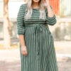 Holding Hands On The Boardwalk Dress, Olive -Chic Soul Store 1B7A7192