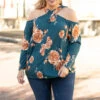 Fancy Finding You Top, Teal 1 Fancy Finding You Top, Teal -Chic Soul Store 1B7A8151