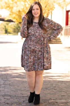 The Little Things Count Dress, Olive -Chic Soul Store 1I5A1367 Edit