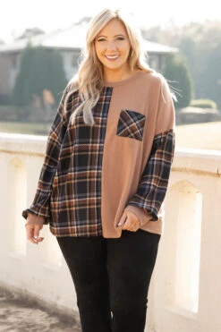 Whole Lot Of History Tunic, Camel