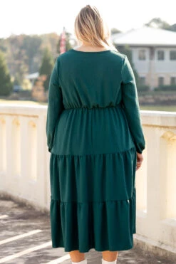 Grass Is Greener Dress, Hunter Green 12 Grass Is Greener Dress, Hunter Green -Chic Soul Store 1I5A2568