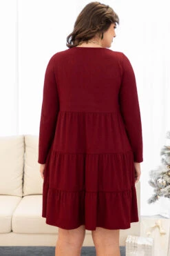 Let's Go On A Date Dress, Wine 12 Let's Go On A Date Dress, Wine -Chic Soul Store 1I5A2815