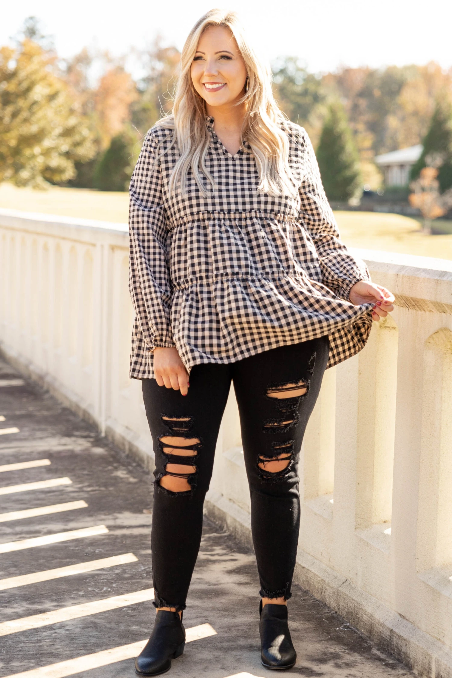 Imported For You Top, Black/Mauve 5 Imported For You Top, Black/Mauve - Image 3