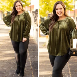Sweet Velvet Top, Olive 13 Sweet Velvet Top, Olive -Chic Soul Store 1 0cbd0473 5fe6 44da 86d0 6699e2823a8a