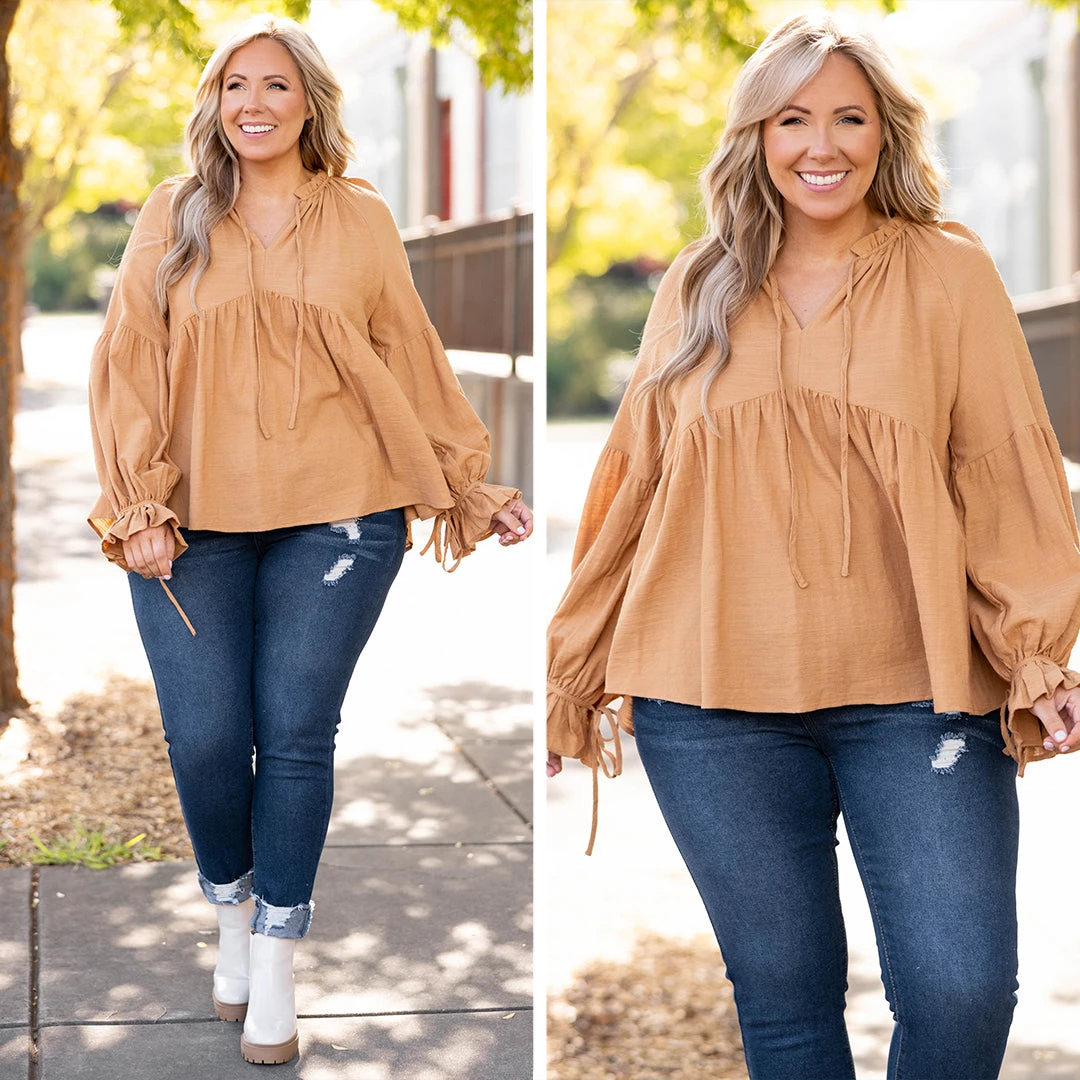 Awaiting The Future Top, Mustard 8 Awaiting The Future Top, Mustard - Image 6