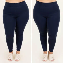Beyond Basic Pants, Navy Blue -Chic Soul Store 1 2ab55764 e50f 4689 a0c1 ebc7fe4a3907