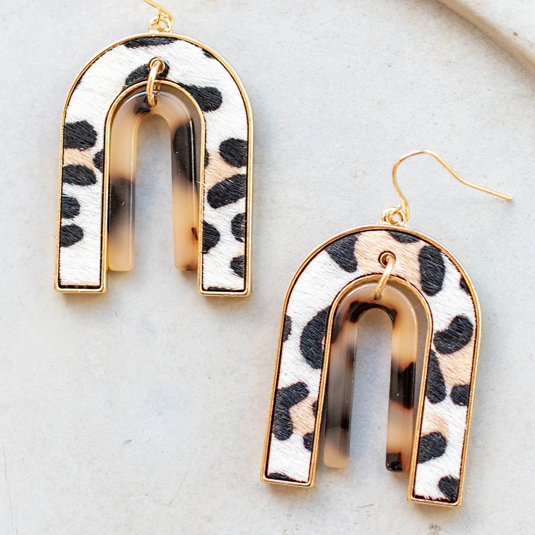 Beyond The Golden Arches Earrings, White 5 Beyond The Golden Arches Earrings, White - Image 3