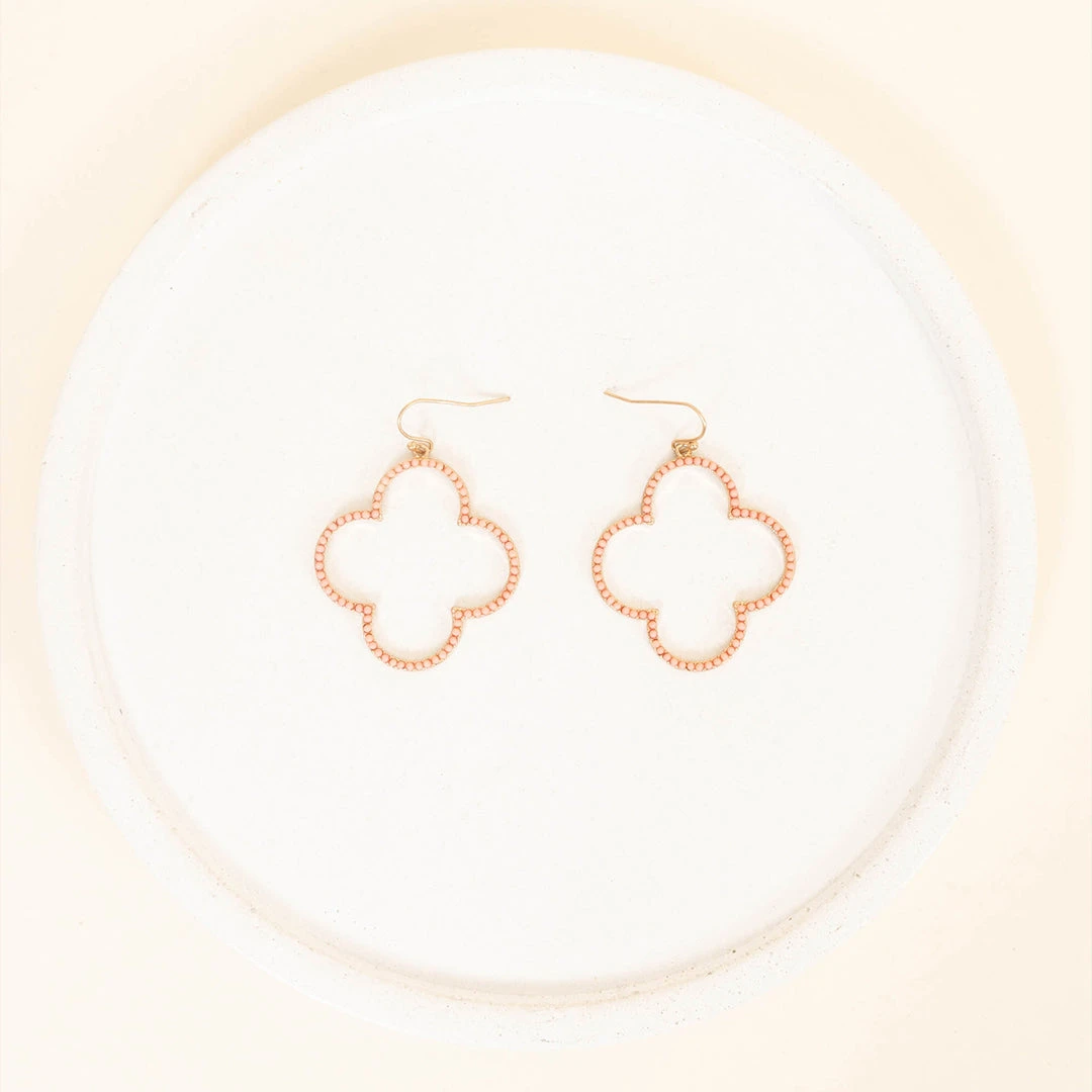 A Song Of Love Earrings, Peach 5 A Song Of Love Earrings, Peach - Image 3