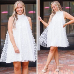 Busy Blooming Dress, White -Chic Soul Store 1 5b503a09 8c3c 4359 8be1 ba24823714b6