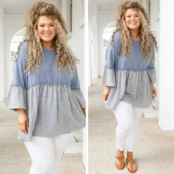 A Kiss For The Road Top, Pacific Blue-Grey 13 A Kiss For The Road Top, Pacific Blue-Grey -Chic Soul Store 1 5f273bf1 17be 4720 bb38 5ee58d19ce7f