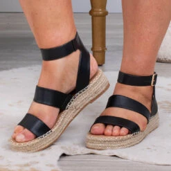 Beachside Explorer Sandals, Black -Chic Soul Store 1 78e1e59c e960 44b4 8343 0797395850ee