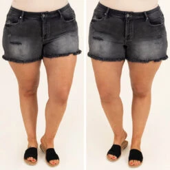 A Natural Shorts, Gray -Chic Soul Store 1 7b29f876 db1a 4685 ad39 6bb0fd8e41dc