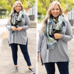 Autumn In New York Scarf, Navy -Chic Soul Store 1 7e16f1cc a58a 4be0 b9d5 575827d051c6