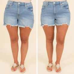 All The Drama Shorts, Medium Wash -Chic Soul Store 1 8b707490 5323 4585 893c 38158d82449b