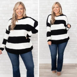 Always Have Hope Sweater, Black White -Chic Soul Store 1 8e0e37cc 368b 4826 b06d a7ba1fc9bcad