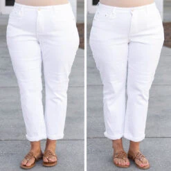 Always Loving Mom Jeans, White -Chic Soul Store 1 ab758909 967f 421a a807 feea818489c2