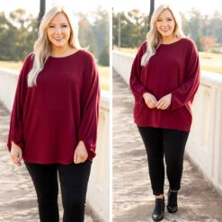 Still The One Tunic, Dark Ruby -Chic Soul Store 1 e3ded54c de09 43a2 8ab3 1cb14810fa73
