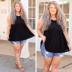 Weekender Babydoll Dotted, Black -Chic Soul Store 1 f9a40984 15e2 4f31 91ba 5b6cdfbe5e9e