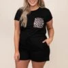 Way To Stand Out Romper, Black -Chic Soul Store 2 18Kim 1208