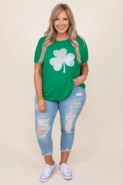 I’ve Seen Greener Days Top, Green 11 I’ve Seen Greener Days Top, Green -Chic Soul Store 2 18Kim 1235