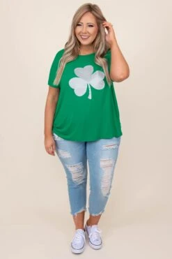 I’ve Seen Greener Days Top, Green 10 I’ve Seen Greener Days Top, Green -Chic Soul Store 2 18Kim 1236