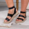 Beachside Explorer Sandals, Black -Chic Soul Store 2 18Kim 1451 Edit
