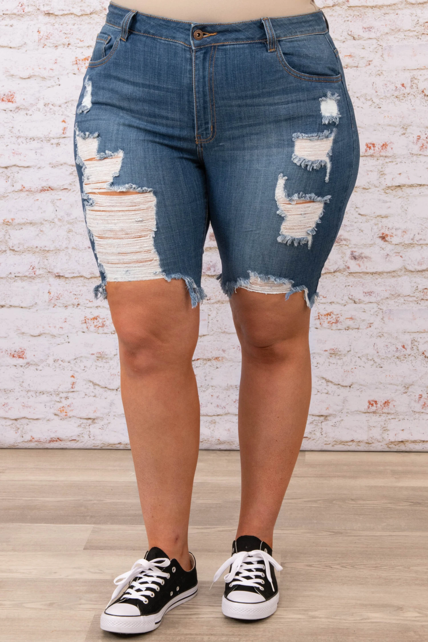 Sunny Day Shorts, Medium Wash 3 Sunny Day Shorts, Medium Wash