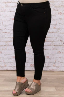 Crisp Views Jeggings, Black