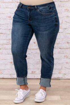 Hold Please Boyfriend Jeans, Dark Wash 10 Hold Please Boyfriend Jeans, Dark Wash -Chic Soul Store 2 24Kim 303
