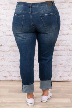 Hold Please Boyfriend Jeans, Dark Wash 12 Hold Please Boyfriend Jeans, Dark Wash -Chic Soul Store 2 24Kim 305