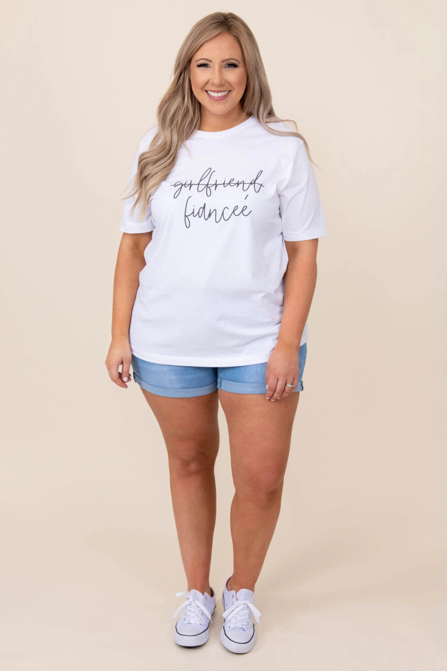 Got Promoted Tee, White 4 Got Promoted Tee, White - Image 2