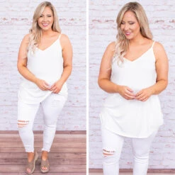 Warm From The Sun Tank, Ivory -Chic Soul Store 2.10 10