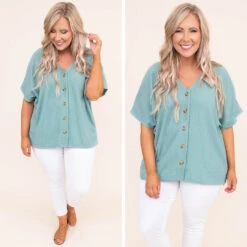 Nine To Five Blouse, Sage -Chic Soul Store 2.15 6 a1afa7b8 5df3 4bb8 a902 3ecd7e223caa