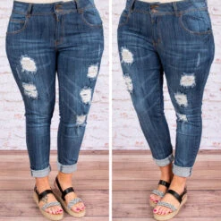 Don't Know How To Act Jeans, Blue -Chic Soul Store 2.27 17