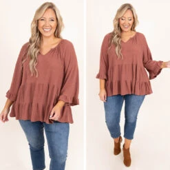 See You Tonight Top, Rust -Chic Soul Store 20 9d22ff3f 6f27 4fd6 a597 7f6288ac2789